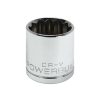 Tools Powerbuilt | Powerbuilt 1/2 Inch Drive X 1-3/16 Inch 12 Point Shallow Socket 642010