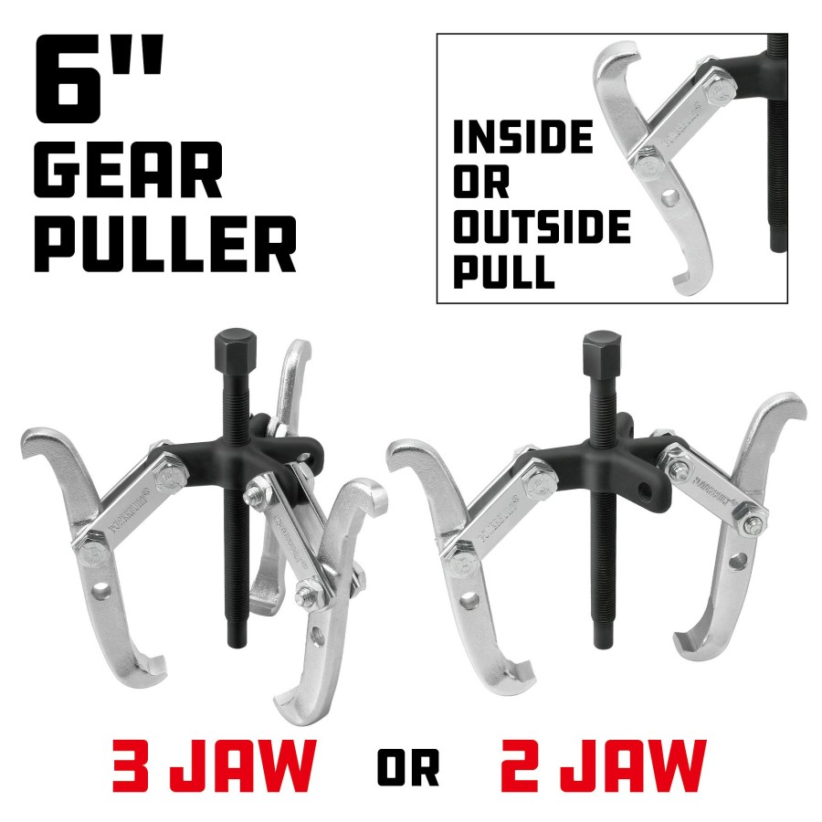 Tools Powerbuilt | Powerbuilt 6 Inch Gear Puller 648909