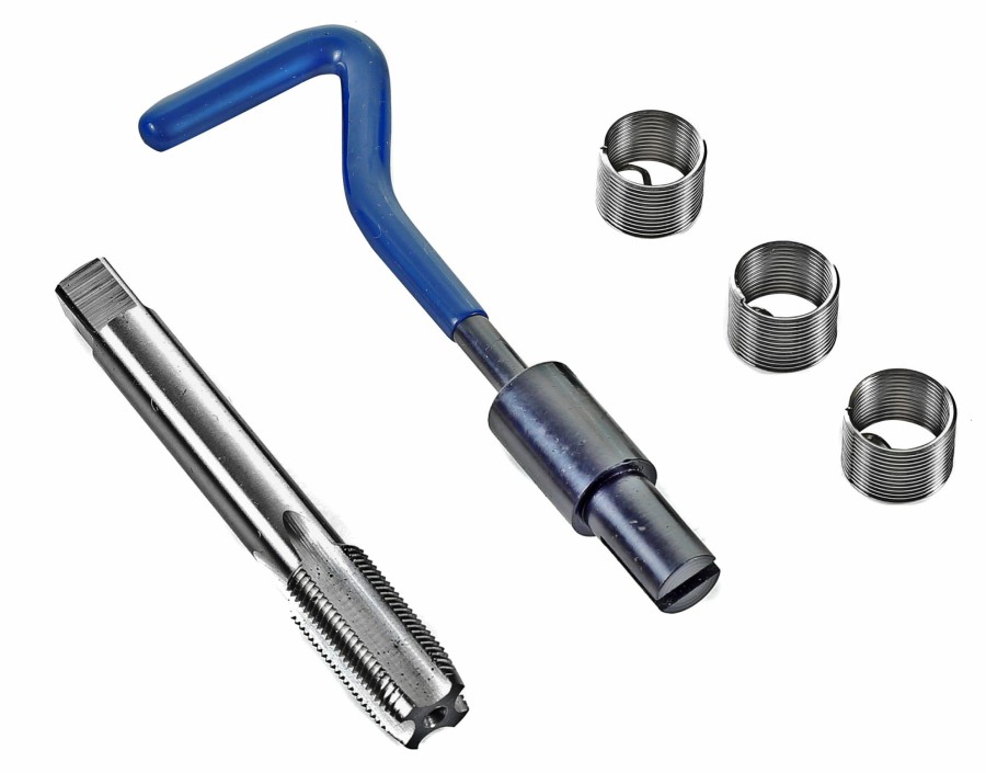 Tools Powerbuilt | Powerbuilt 5 Piece Threaded Coil-Insert Repair Kit (M14 1.25) 647947