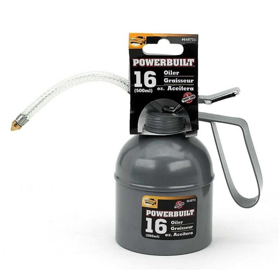 Tools Powerbuilt | Powerbuilt 16 Ounce Oil Can 648751