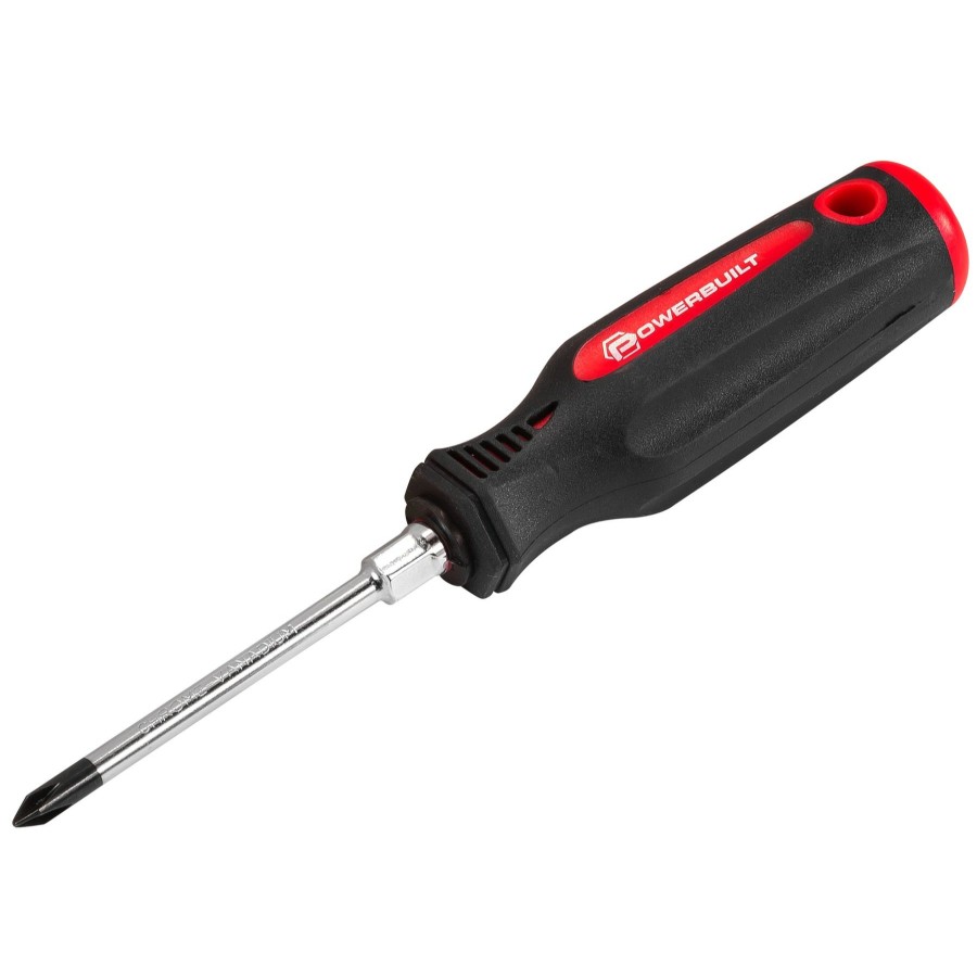 Tools Powerbuilt | Powerbuilt #1 X 3 Inch Phillips Screwdriver With Double Injection Handle 646162