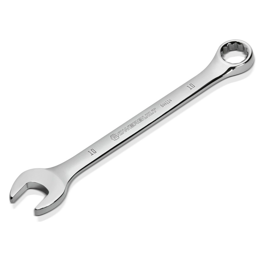 Tools Powerbuilt | Powerbuilt 10 Mm Fully Polished Metric Combination Wrench 644114