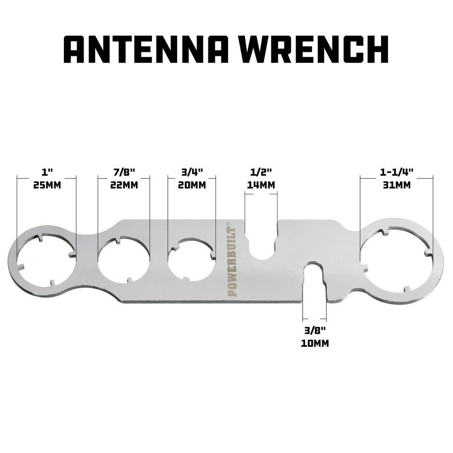 Tools Powerbuilt | Powerbuilt Antenna Wrench 640922