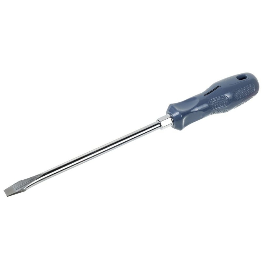 Tools Powerbuilt | Powerbuilt 3/8 X 8 Inch Slotted Screwdriver With Acetate Handle 646121