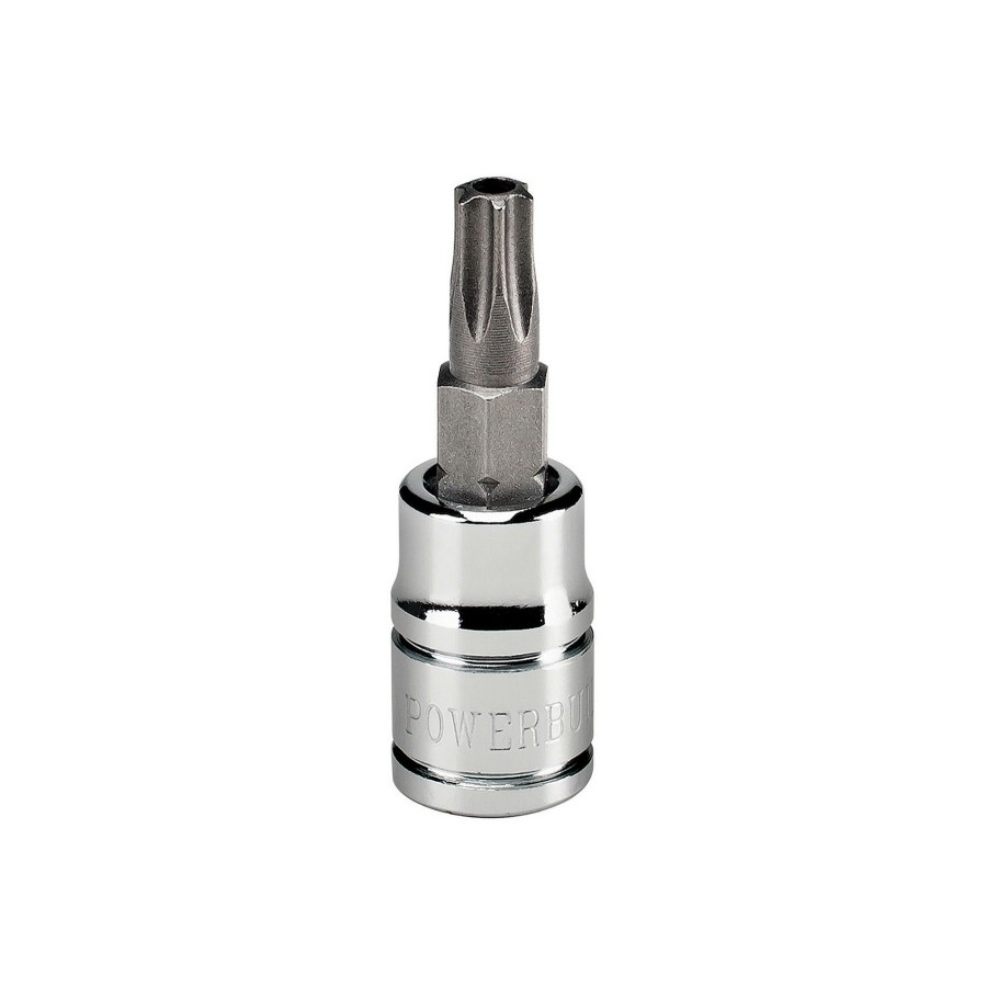 Tools Powerbuilt | Powerbuilt 1/4 Inch Drive T-25 Tamper Proof Star Bit Socket 648499