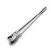 Tools Powerbuilt | Powerbuilt 1/2 Inch Drive 72 Tooth Pro Tech 17 Inch Long Reach Flex Head Ratchet With Contour Handle 649955