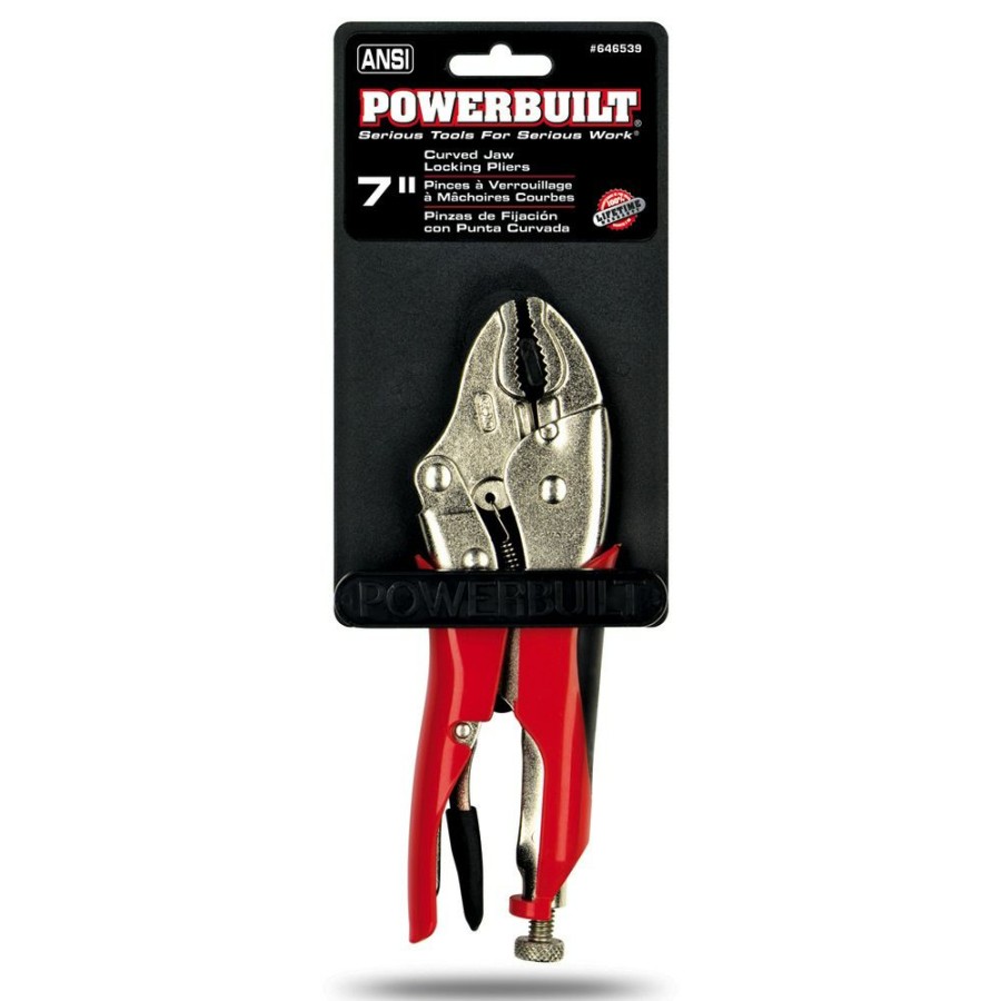 Tools Powerbuilt | Powerbuilt 7 Inch Locking Pliers 646539