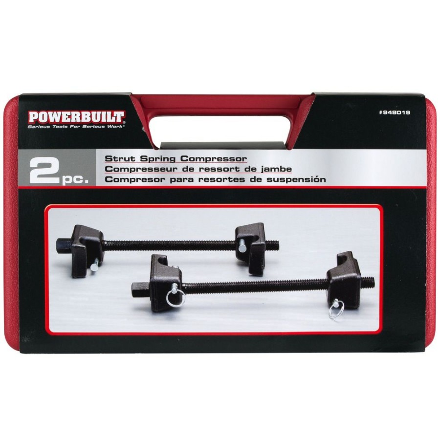 Tools Powerbuilt | Powerbuilt 2 Piece Strut Spring Compressor Tool Set 948019