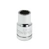 Tools Powerbuilt | Powerbuilt 1/2 Inch Drive X 12 Mm 12 Point Shallow Socket 642031