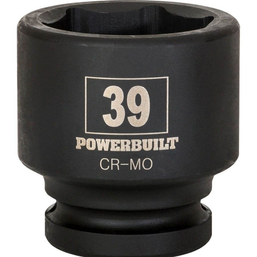 Tools Powerbuilt | Powerbuilt 3/4 Drive 6 Pt. Metric Impact Socket 39Mm 647414