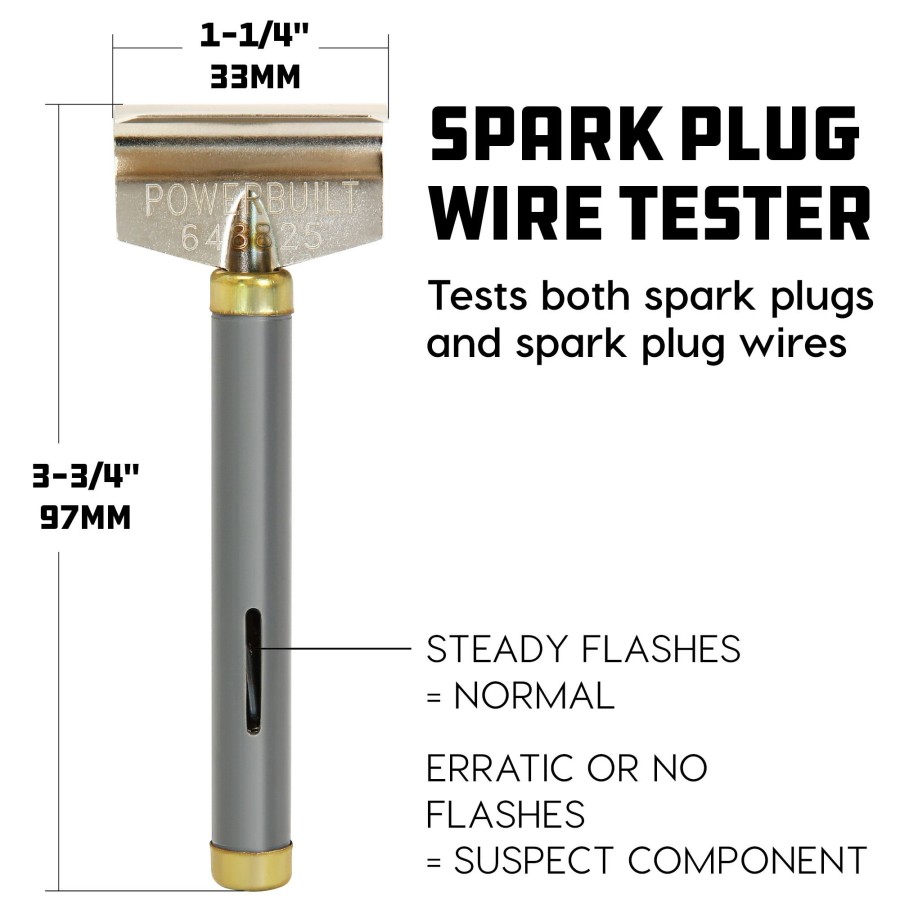 Tools Powerbuilt | Powerbuilt Spark Plug Wire Tester 648825