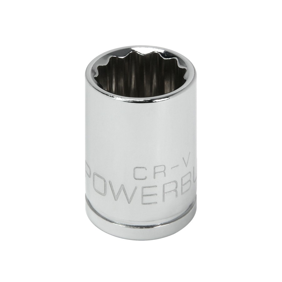 Tools Powerbuilt | Powerbuilt 3/8 Inch Drive X 9/16 Inch 12 Point Shallow Socket 641005