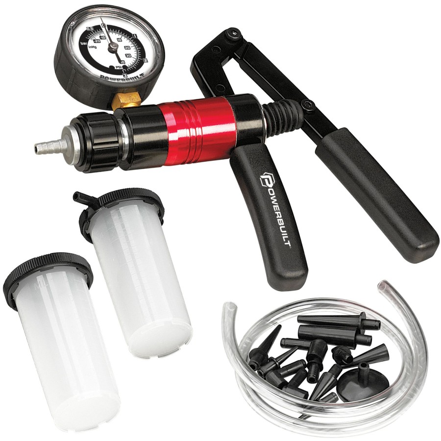 Tools Powerbuilt | Powerbuilt Automotive Vacuum & Pressure Testing And Bleed Kit 648532