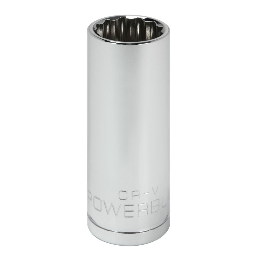 Tools Powerbuilt | Powerbuilt 3/8 In. Drive X 11/16 In. 12 Point Sae Deep Socket 940049