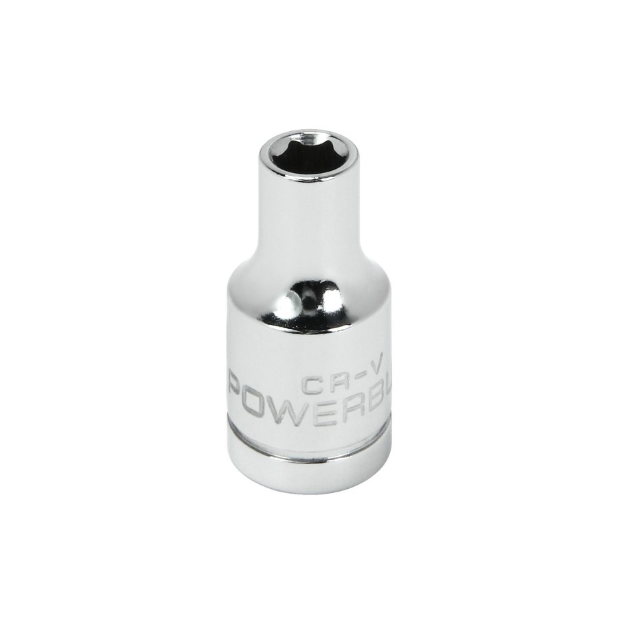 Tools Powerbuilt | Powerbuilt 1/4 Inch Drive X 4.5 Mm 6 Point Shallow Socket 648004