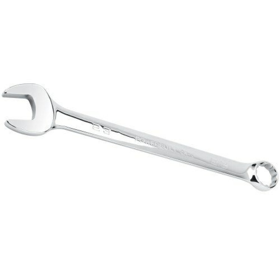 Tools Powerbuilt | Powerbuilt 644127 Metric 23Mm Polished Combination Wrench