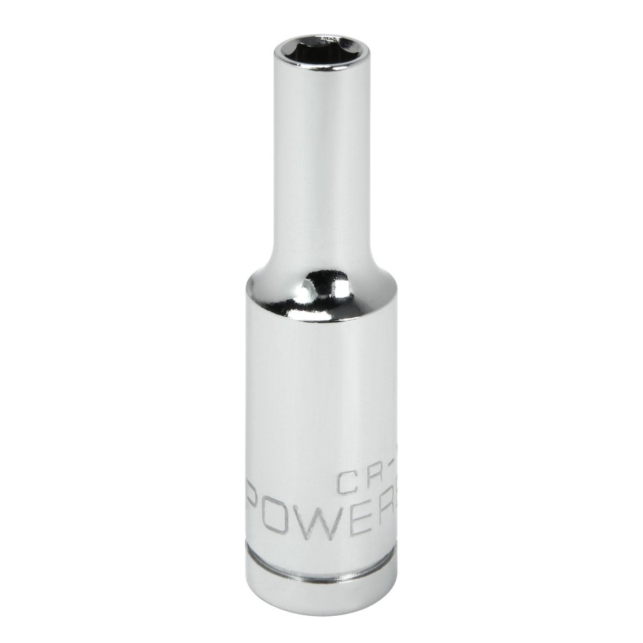 Tools Powerbuilt | Powerbuilt 3/8 Inch Drive X 7 Mm 6 Point Deep Socket 641225