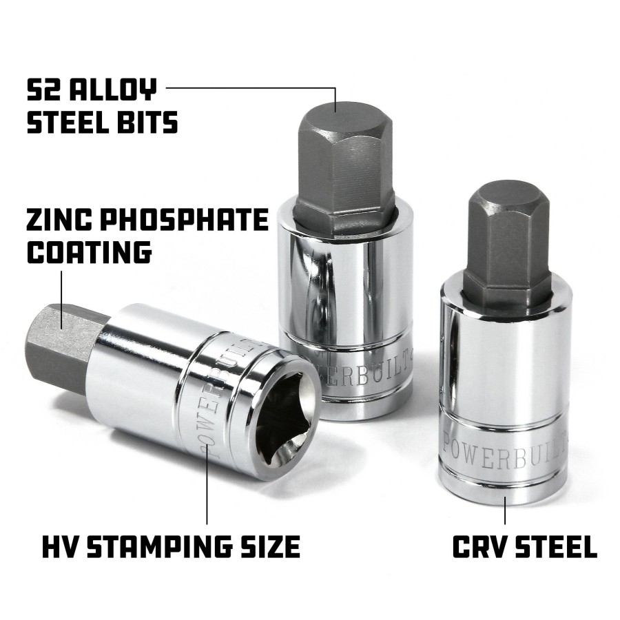 Tools Powerbuilt | Powerbuilt 1/2 Inch Drive X 5/8 Inch Hex Bit Socket 642275