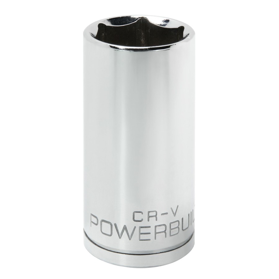 Tools Powerbuilt | Powerbuilt 1/2 Inch Drive X 30 Mm 6 Point Deep Socket 940121