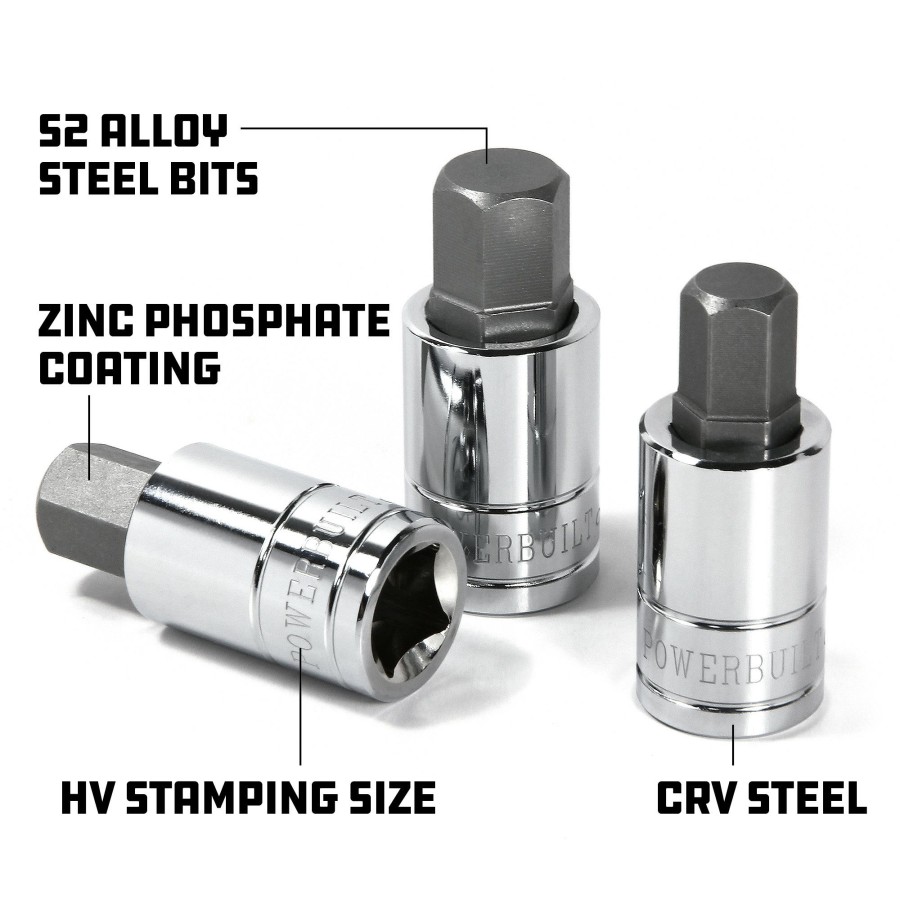 Tools Powerbuilt | Powerbuilt 1/2 Inch Drive X 14Mm Hex Bit Socket 642277