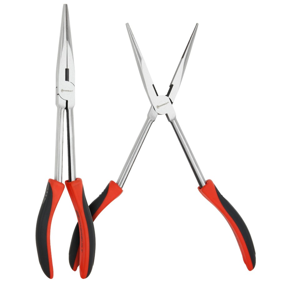 Tools Powerbuilt | Powerbuilt 11 Inch Long Reach Long Nose Pliers 640860