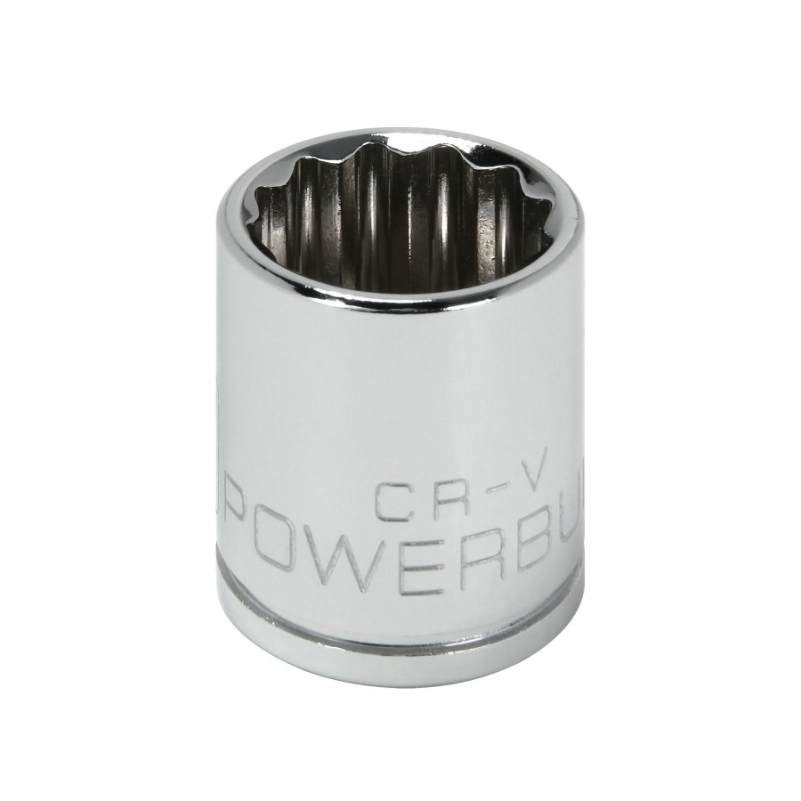 Tools Powerbuilt | Powerbuilt 3/8 Inch Drive X 11/16 Inch 12 Point Shallow Socket 641007