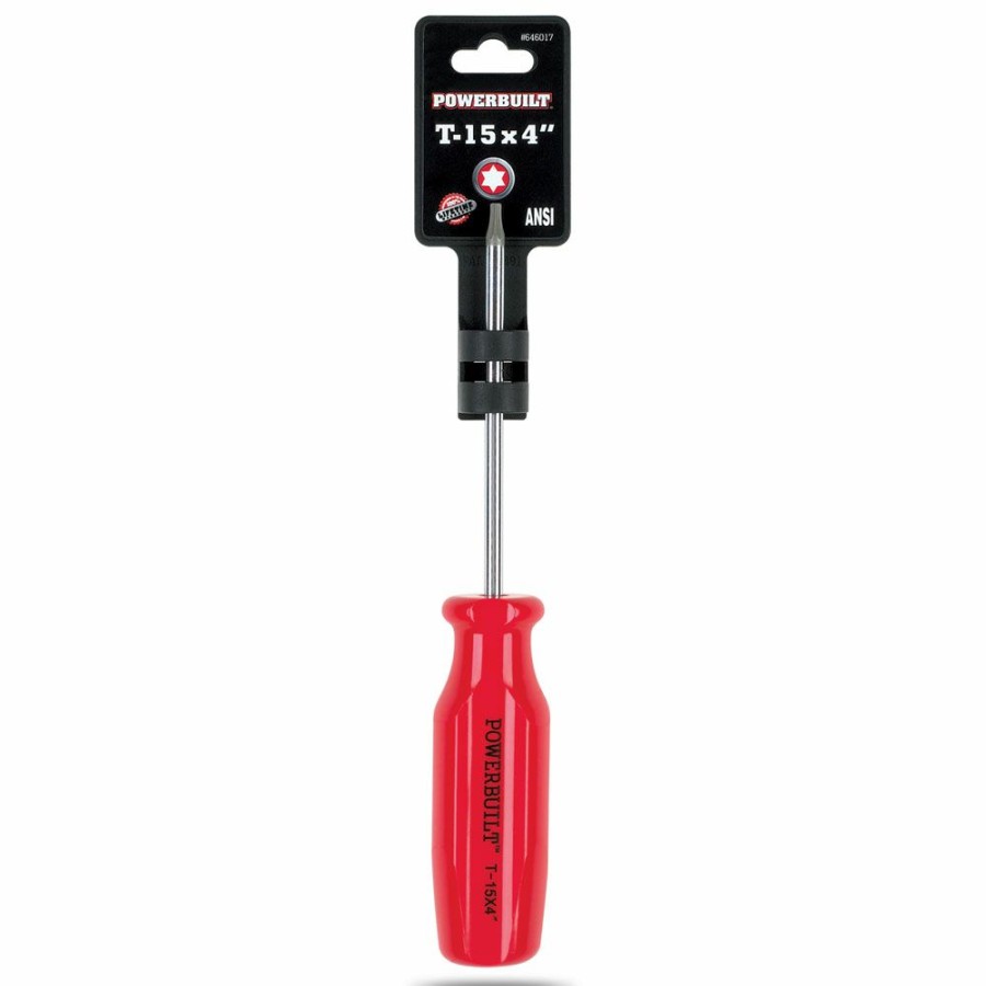 Tools Powerbuilt | Powerbuilt Torx T-15 Maxi-Grip Screwdriver 646017