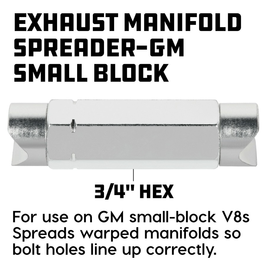 Tools Powerbuilt | Powerbuilt Exhaust Manifold Spreader Use With 3/4 Hex Wrench 648458