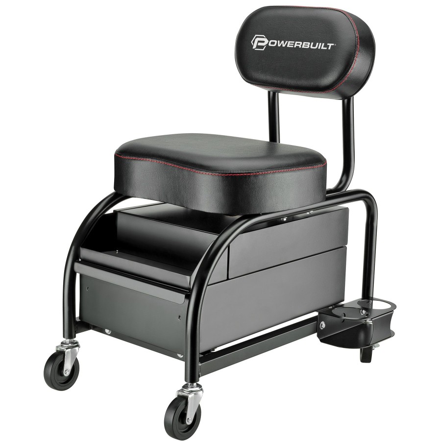 Tools Powerbuilt | Powerbuilt Professional Detailer Roller Seat 240299