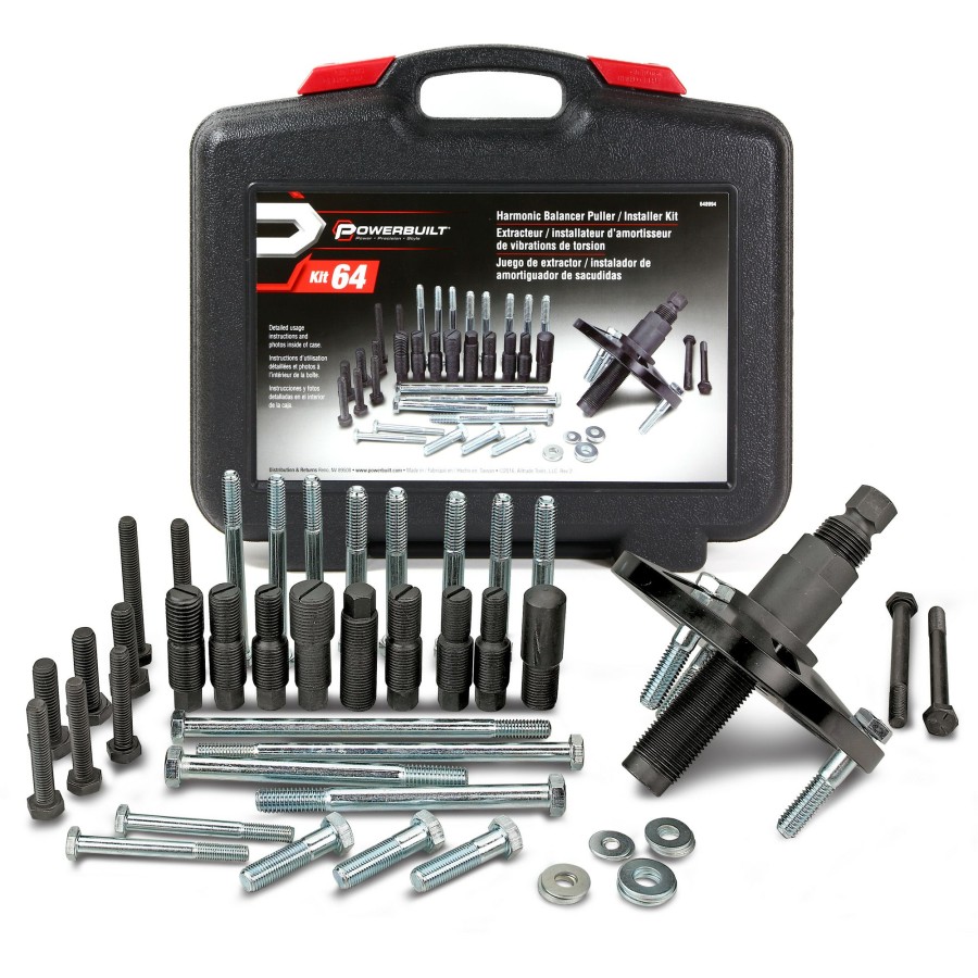 Tools Powerbuilt | Powerbuilt Harmonic Balancer Puller And Installer Kit 648994