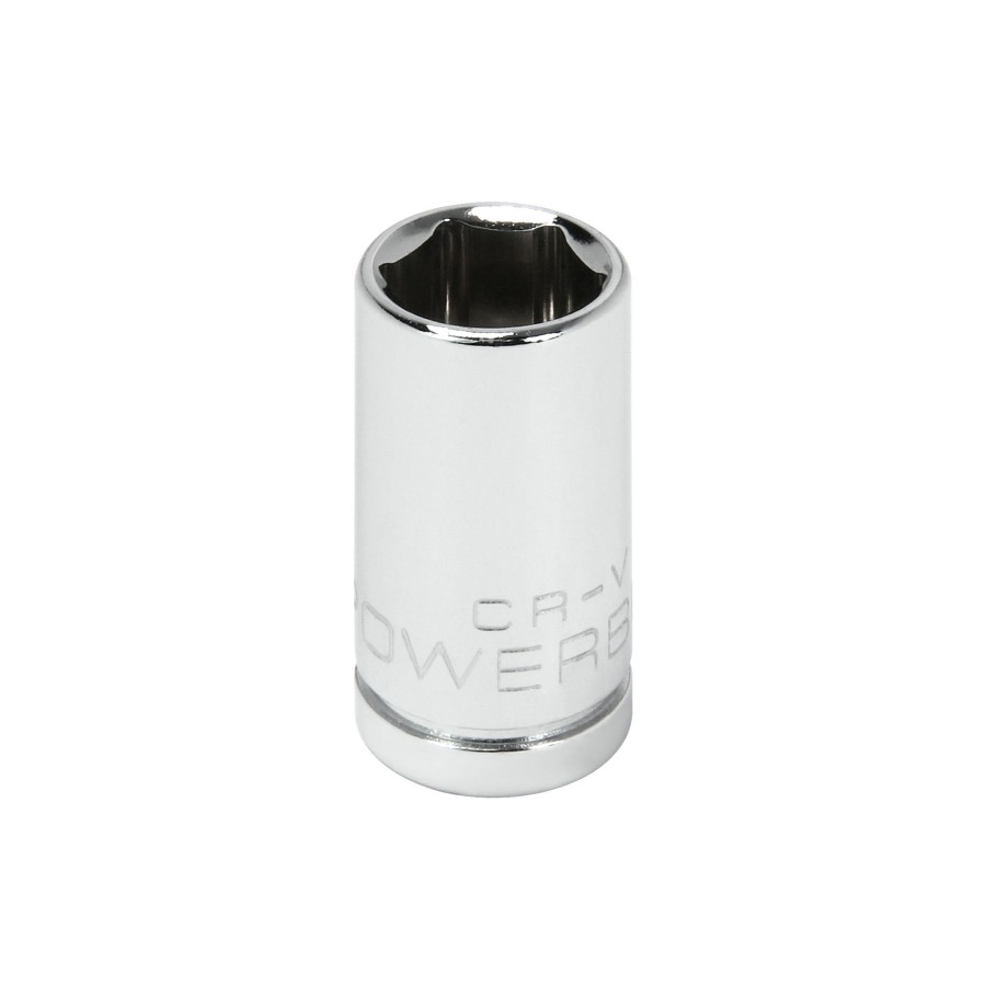 Tools Powerbuilt | Powerbuilt 1/4 Inch Drive X 11/32 Inch 6 Point Shallow Socket 648276