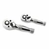 Tools Powerbuilt | Powerbuilt 2Pc. Stubby Ratchet Set