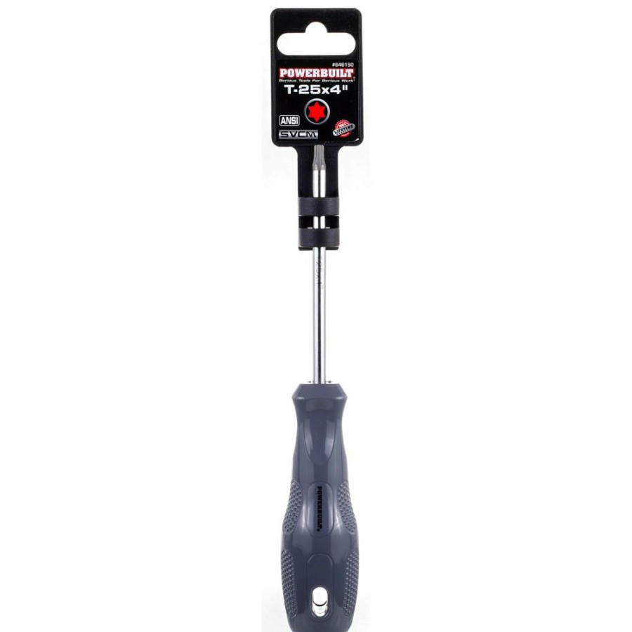 Tools Powerbuilt | Powerbuilt T-25 X 4 Inch Star Driver With Acetate Handle 646150