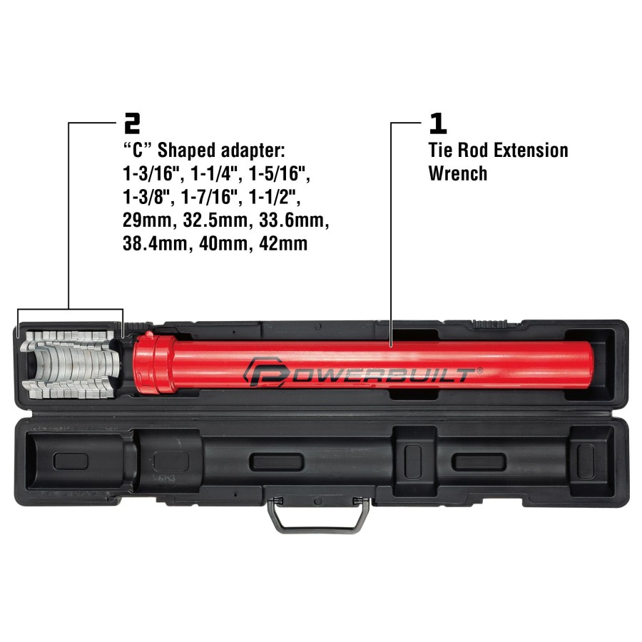 Tools Powerbuilt | Powerbuilt Master Inner Tie Rod Service Kit 647785