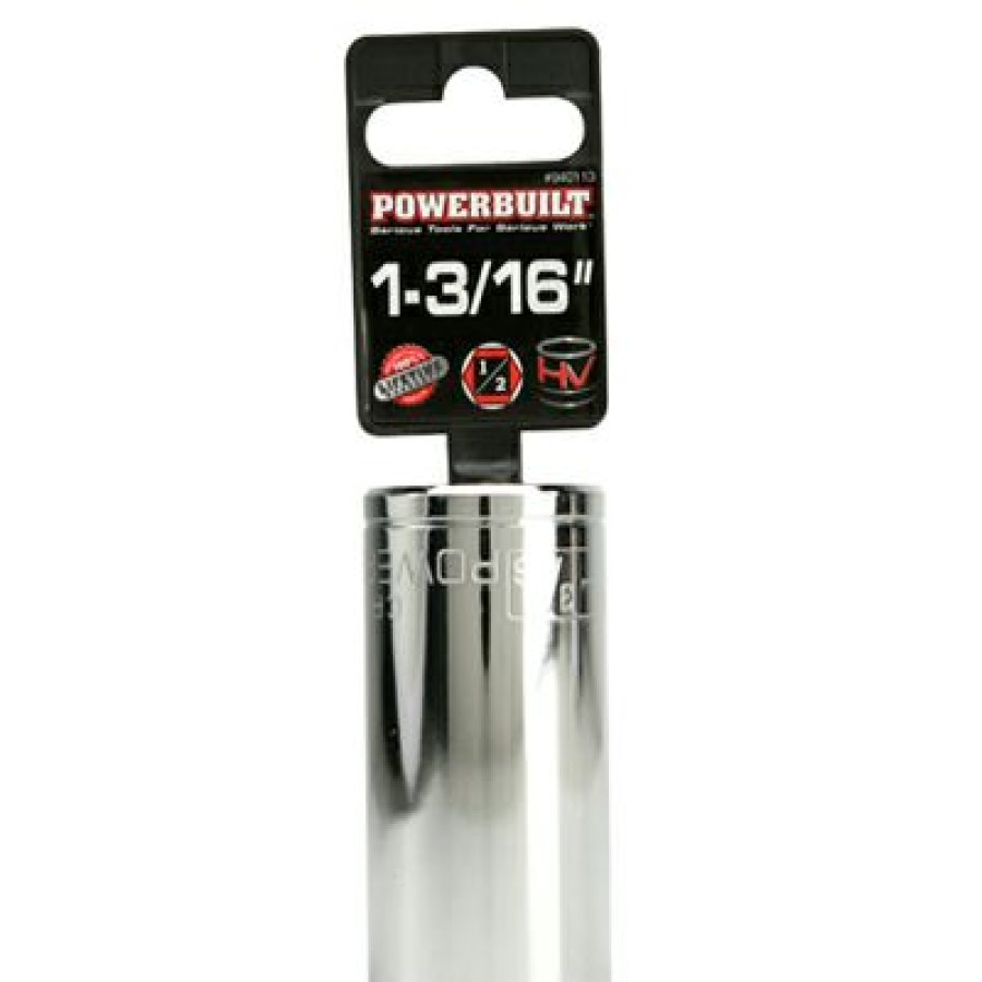 Tools Powerbuilt | Powerbuilt 1/2 Inch Drive X 1-3/16 Inch 6 Point Deep Socket 940113