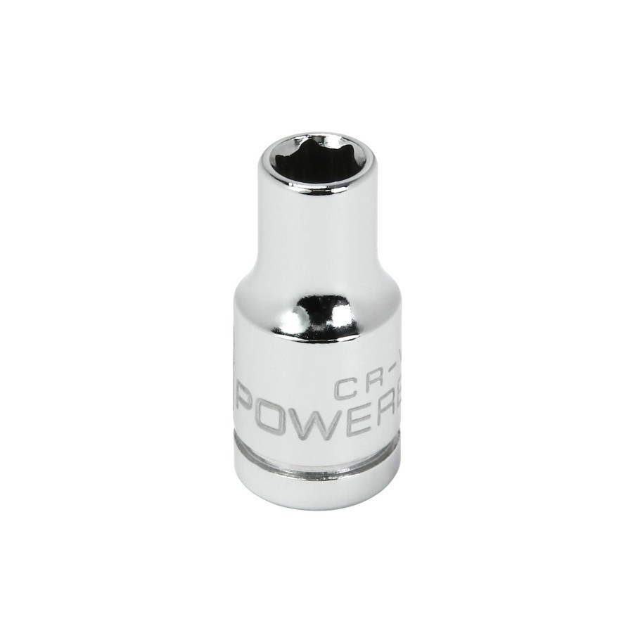 Tools Powerbuilt | Powerbuilt 1/4 Inch Drive X 5.5 Mm 6 Point Shallow Socket 648282