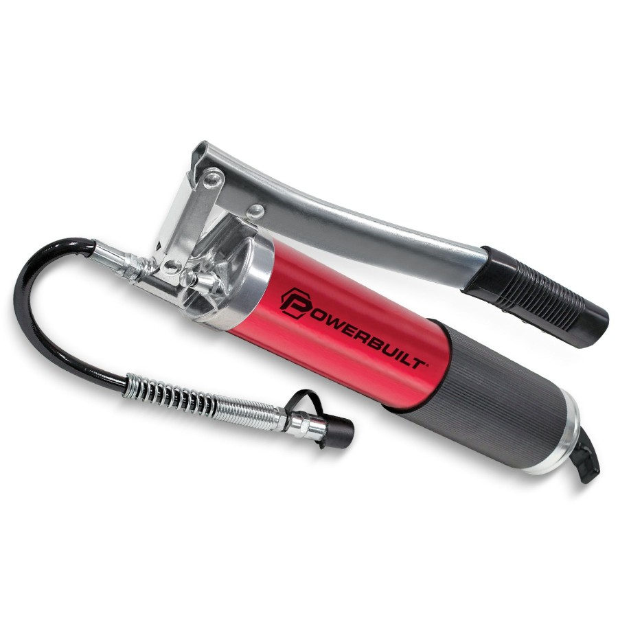 Tools Powerbuilt | Powerbuilt 4500 Psi Anodized Lever Heavy Duty Grease Gun 940756